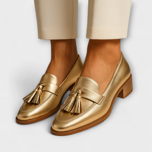 Celeste - Χρυσές Loafers
