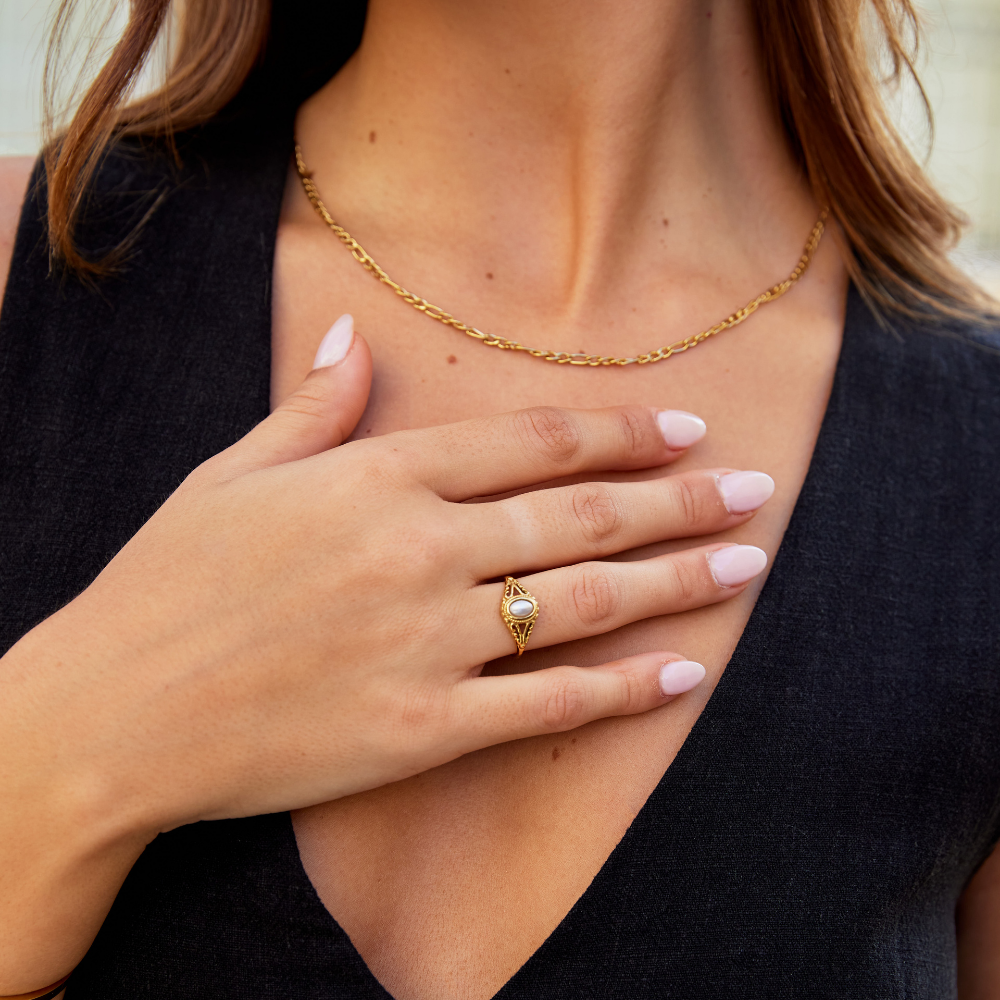 Δαχτυλίδι Vintage Royal Pearl