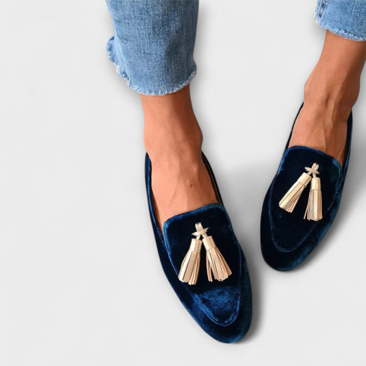 Quinnlyn – Vintage εμπνευσμένα Loafers με Κρόσσια