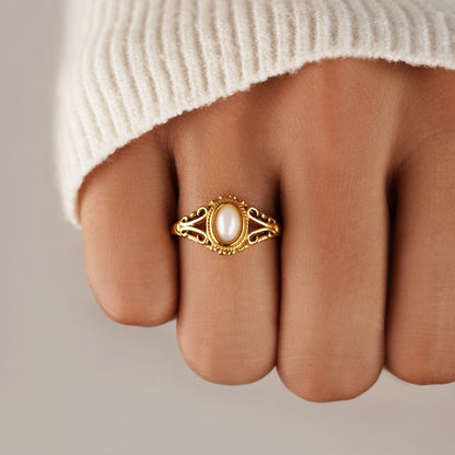 Δαχτυλίδι Vintage Royal Pearl